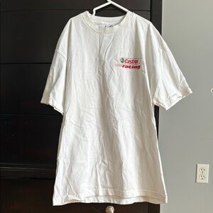 Castrol Racing White Short Sleeve Tee Casual Cotton